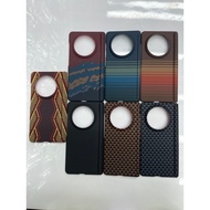Carbon Fiber Kevlar Pattern Hard Shell Magnetic Central Axis Suitable for OPPO Find N5 Phone Case Ha