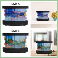 [ Aquarium Decorative Lamp Colorful Decoration for Bedroom Kids Room Dorm