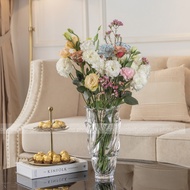 Lọ hoa pha lê Flamenco trắng 30cm Bohemia Treasury