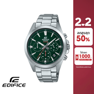 CASIO นาฬิกาข้อมือผู้ชาย EDIFICE รุ่น EFV-630D-3AVUDF วัสดุสเตนเลสสตีล สีเขียว