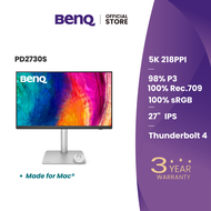BenQ PD2730S | Mac-Ready 5K Designer Monitor | 27 inch IPS | USB-C Thunderbolt 4 | 98% P3 100% sGRB