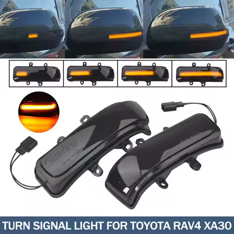 Dynamic LED Side Marker Repeater Light Canbus For Toyota RAV4 XA30 Estima Alphard AH20 Vellfire Noah