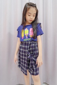 kellen kids / setelan anak perempuan /setelan anak eskrim dan candy / baju setelan anak cewek / sete