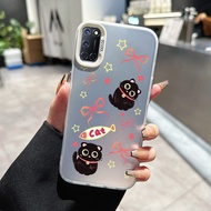 Case For OPPO A52 A72 A92 A54 A55 Cute Cat Pattern Mobile Phone