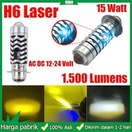 DC H6 Laser Dusk Headlight White - Whitebiru 12 AC - DCVOLT H6 Laser Headlight/ for Automatic and Un