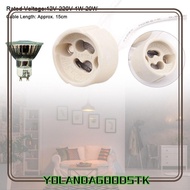 IYOLANDAGOODS1 Bulb Base, Ceramic Head G4 Socket Plug Lamp Holder, For LED Halogen Light 10cm G4/G5.
