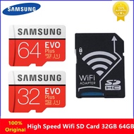 2023 Ready Samsung EVO plus 32GB 64GB Micro SD Card Class10 Microsd Wifi Wireless TF Card Memory Card With  Adapter