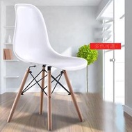 現貨！塑料椅 椅子 塑膠椅 新款北歐伊姆斯靠背椅家用塑料現代簡約餐椅休閑椅租房臥室椅批發