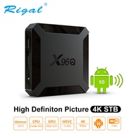 Rigal Set-Top Box X96Q Android 10.0 TV box HDMI 2.0 2GB/16GB Smart TV Box HD 2.4G WiFi Brasil Google Play Youtub Media Player 2GB 16GB