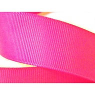 Grosgrain Ribbon Plain 1" (25mm) #813C Deep Pink Bows Hairclips