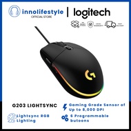 LOGITECH G203 LIGHTSYNC RGB WIRED MOUSE (2Y WARRANTY)