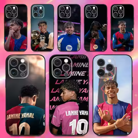 Football 19 L-Lamines Phone Case For iPhone 16,15,14,13,12,11,Pro,Max,Plus,X,XS,XR,SE,8,7,Mini,Soft 
