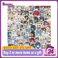 80pcs Game Arknights‌ Chibi Sticker DIY Diary Luggage Scrapbook Mobile Phone Bicycle Sticker