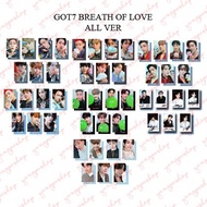 [READY / SET] GOT7 BREATH OF LOVE GOTV PHOTOCARD UNOFFICIAL FANMADE YANGPASHOP JACKSON JB JINYOUNG