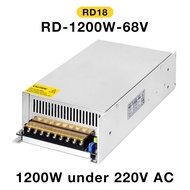 RD6018P จอแสดงผลตัวเลข60V DC ปรับแรงดันลงได้ระบบแหล่งจ่ายไฟเครื่องแปลงไฟหรือ RD-1200-68 1200W PSU