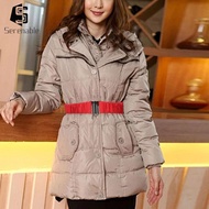 [Serenable] Women Waist Cinch Belt Winter Elastic Waistband for Clothes Padded Outwear Decor