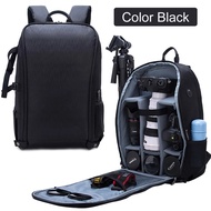 Big Stylish Photography Waterproof Backpack Camera DSLR Shoulders Bag Nylon Case fit 15.6inch Laptop Tripod Travel