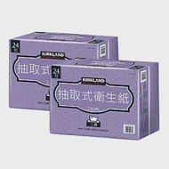 【Kirkland Signature 科克蘭】三層抽取衛生紙120張x24包x2串