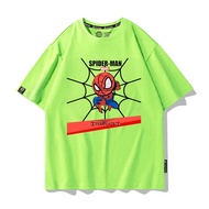 Children's T-Shirt With Printed Pattern Pure Cotton New Collection Colorful Cooperate With Marvel Fa