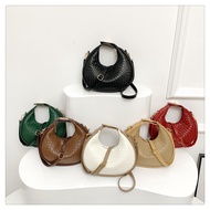 Unique Retro All-Match Simple Rhombus Bag Female Bag 0 Winter Round Diagonal One-Shoulder Handbag nb