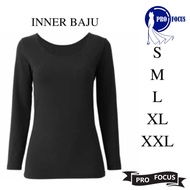 baju inner muslimah kain lembut, inner baju dalam, baju inner murah, Inner Lengan Panjang, INNER