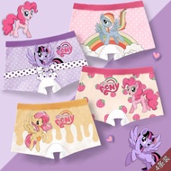 Girls Underwear Boxer Briefs Girls Little Pony Cartoon Underwear Cartoon Boxer Briefs Middle Big Chi