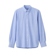 MUJI MUJI Mens Cotton Wash Oxford Button Collar Shirt