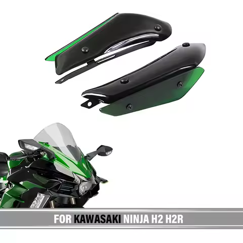 For KAWASAKI NINJA H2 H2R Motorcycle Fairing Parts Aerodynamic Wing Kit Fixed Winglet Fairing Wing