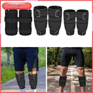 [pugwsl] 2Pcs Ankle Weights Adjustable Wrist Weights for Running Home Gym Fitness Workout
