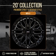 20" HF6-3 Hybrid Forged Offroad Rim for 4X4 PCD 6X139.7 (GLOSS BLACK)
