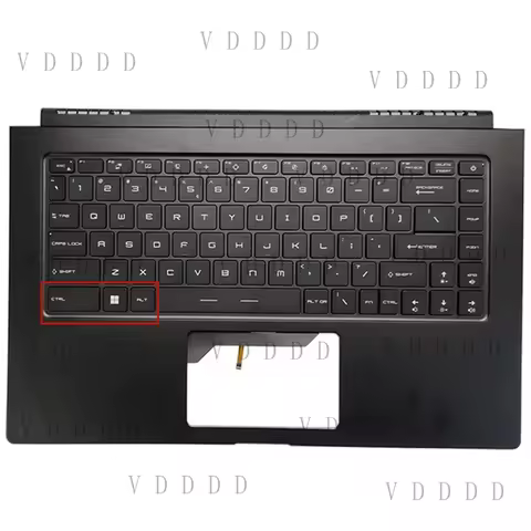 TT Backlit Keyboard New For MSI Modern 15 A11M A11MU MS-1551 Upper Case Palmrest