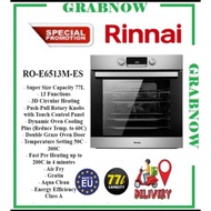 RINNAI RO-E6513M-ES 77L MADE IN EUROPE MULTIFUNCTION BUILT-IN OVEN WITH AIR FRY| Local Warranty | Express Free Delivery