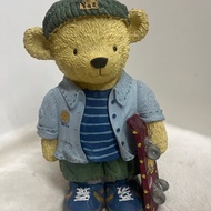 Bear Folks (Country Bear) Retro Resin Doll/Money Bank Series