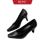 KOSU women's leather shoes 7cm high Pret-a, health protection office shoes 18640