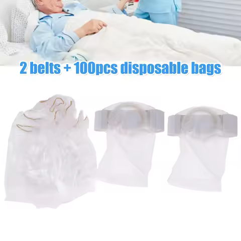 100Pcs Colostomy Bags Skin‑Friendly Silicone Ostomy Ileostomy Stoma Care Pouches Bag Colostomy Bag D