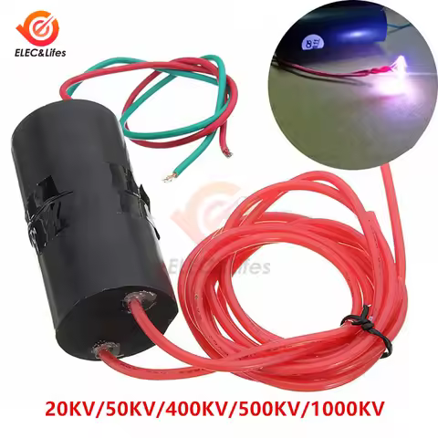 DC 3.6V-6V To 20KV 50KV 400KV 500KV 1000KV Boost Step Up Module High Voltage Generator Pulse Arc Gen