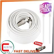 Tv Antenna Cable RG6 Areal Tv Digital Mytv High Quality 15M And 25M Antena Mytv Indoor Outdoor Free 