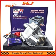 2024 UMA RACING Y16 Y16ZR NMAX NVX 155 DOME 58MM 58 CERAMIC RACING BLOCK SET FORGED PISTON KIT