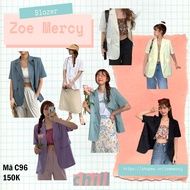 [AVAILABLE]-Short-sleeved 1-layer thin Blazer (C96)