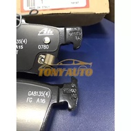 ORIGINAL HONDA CIVIC FC TEA TBA 1.5L VTEC TURBO & 1.8 N/A (2016>) REAR DISC BRAKE PAD SET  43022-TBA