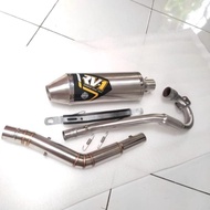 RACING Muffler RV-1 exhaust 38mm for msx 125/xtz 125/xr 200/xr 125