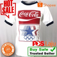 NEW T-Shirt Coca-Cola Olympic 1984-WHITE