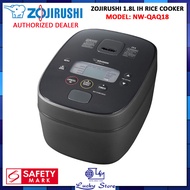 ZOJIRUSHI NW-QAQ18 1.8L IH RICE COOKER, VARIOUS COOKING MENUS, SELF-CLEAN FUNCTION, 1310W, MADE IN JAPAN, 2 YEARS WARRANTY