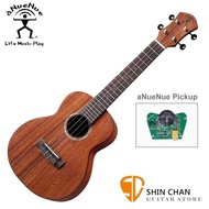 aNueNue C3E 桃花心木/面單板 可插電23吋 烏克麗麗 UKULELE【附小小收納袋、PICK、貼紙、胸章、琴布、原廠琴袋】