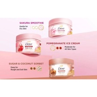 DOVE Body Scrub Sakura / Pomegranate 280gram (Exp: 04/2028)