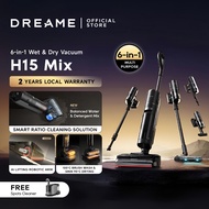 Dreame H15 Mix Wet & Dry Vacuum | 6-in-1 Cleaning | 23,000Pa Suction | AI Robotic Arm | 100°C Brush 