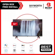 Skyworth 50 Inch 4K Android TV 50SUC6500 | Youtube Netflix Smart TV | 50" Televisyen