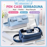 MamaBayi Large Pencil Case Aesthetic Stationery Bag Organizer Stationery Bag Oxford School College