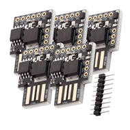 (RPYS) 5Pcs ATTiny85 Digispark I2C LED .3 Kickstarter 5V IIC SPI USB Development Board 6 I/O Pins fo