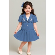 D4 AGATHA GIRLS' 3IN1 SKIRT SET C662